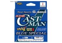 YGK G-Soul Super Castman WX8 Blue Special 200m