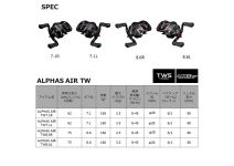 Daiwa 21  Alphas AIR TW 7.1L