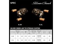 Daiwa 22  Silver Creek Air TW Stream Custom 8.5L