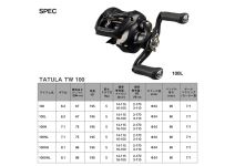 Daiwa 24 Tatula TW 100XHL