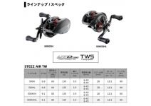 Daiwa 20  STEEZ AIR TW  500XXH