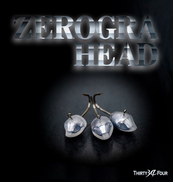 Têtes De Jig Thirty Four Zerogra Head – 0,5g – Lot De 3 – Argenté (0345)