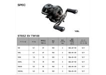 Daiwa 24 Steez SV TW 100L