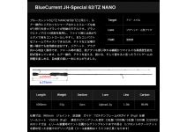 Yamaga Blanks BlueCurrent JH-Special 62/TZ NANO