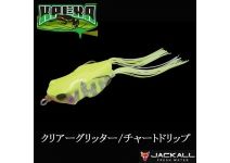 Jackall Kaera Clear Glitter Chart drip Frog